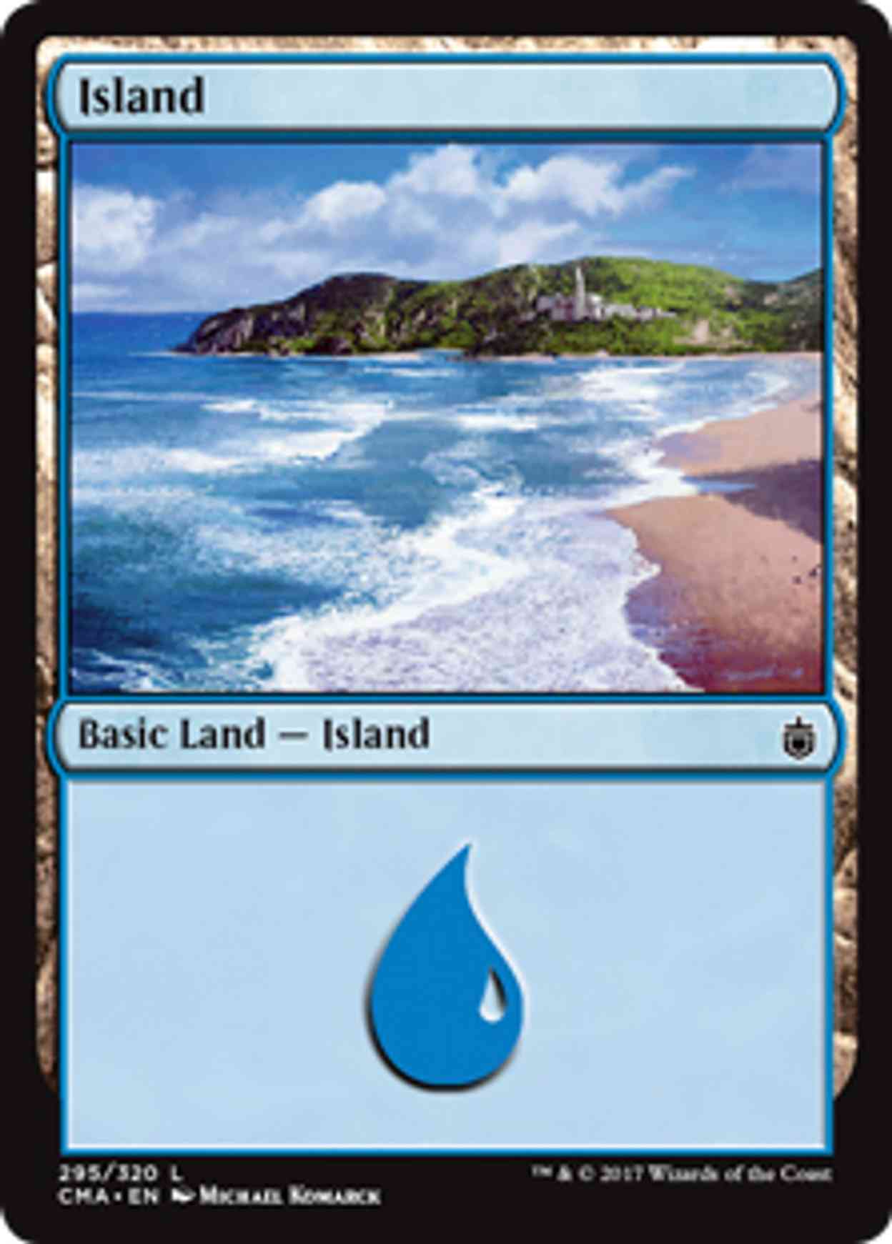 Island (295) magic card front