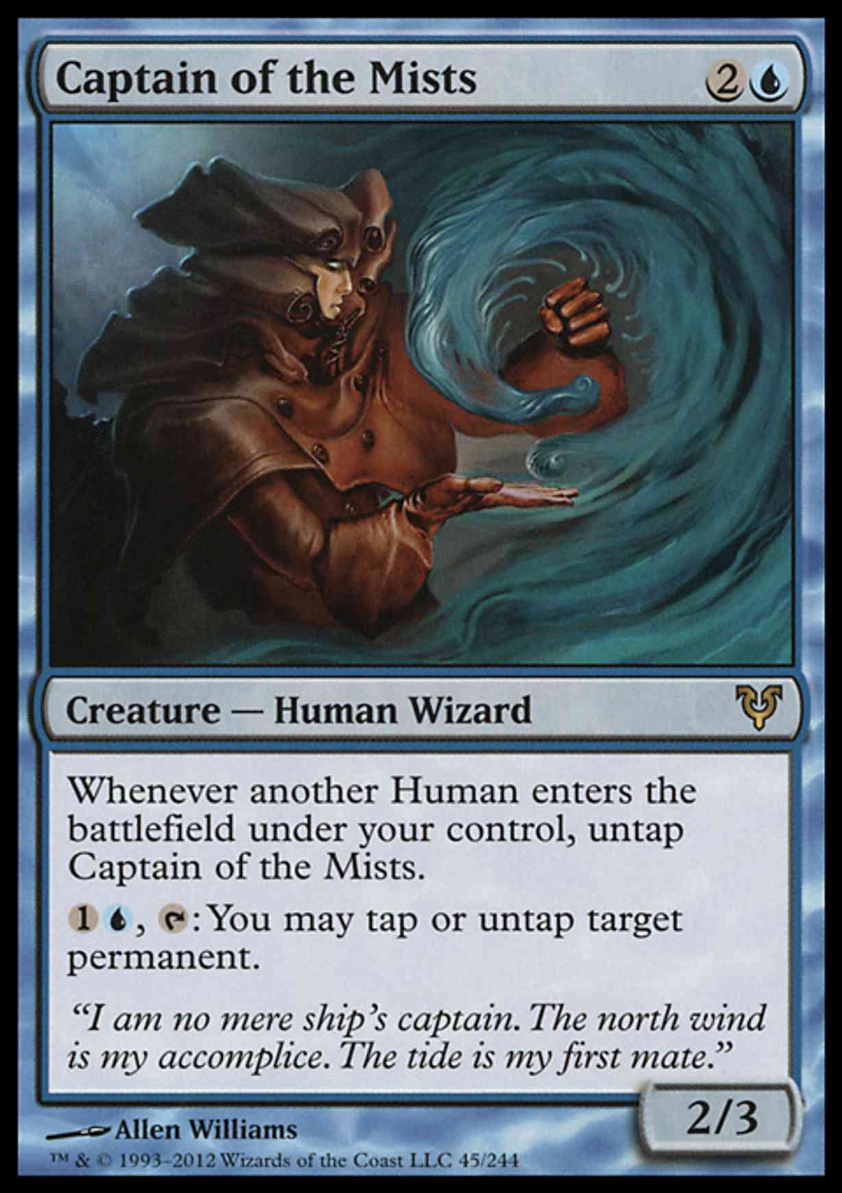 Captain of the Mists magic card front