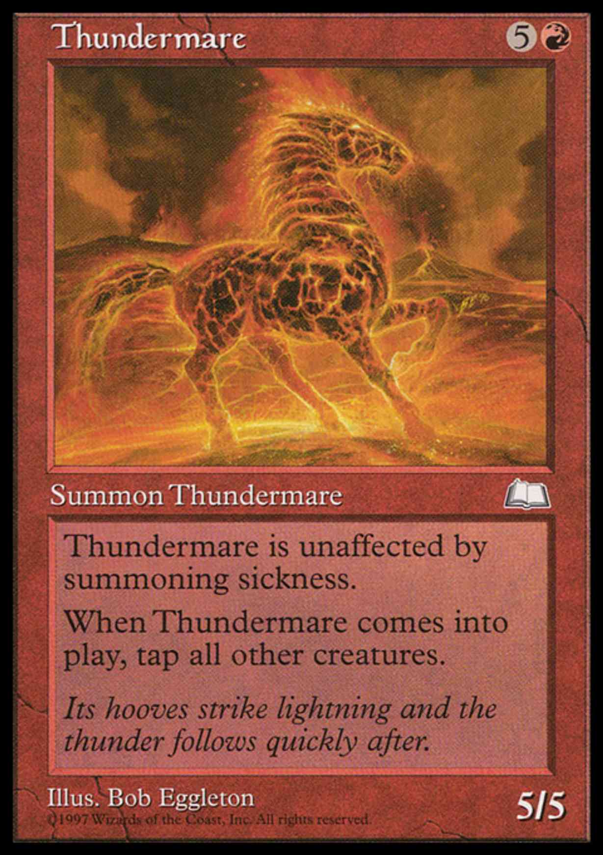Thundermare magic card front