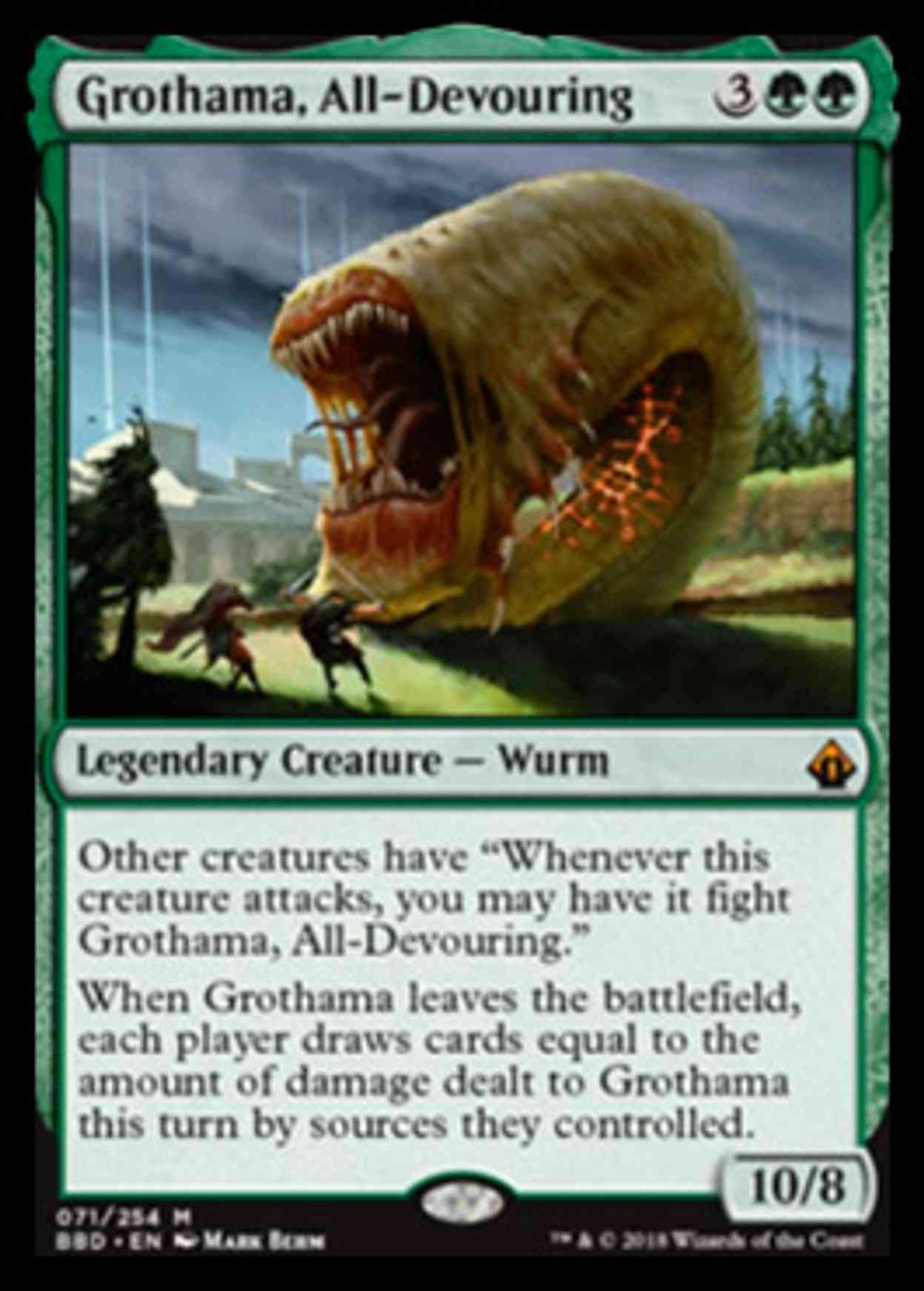 Grothama, All-Devouring magic card front