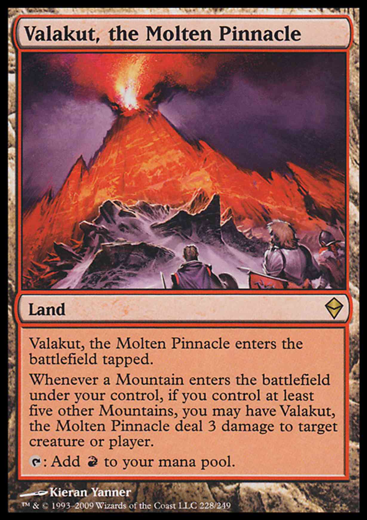 Valakut, the Molten Pinnacle magic card front