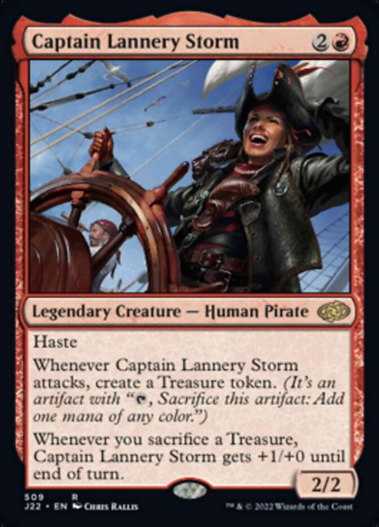 Captain Lannery Storm magic card front