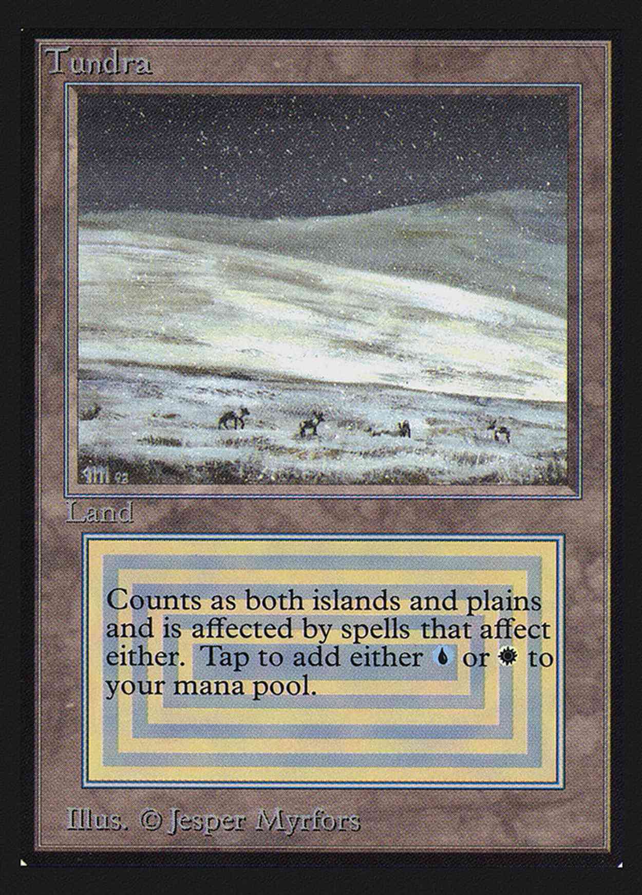 Tundra (IE) magic card front