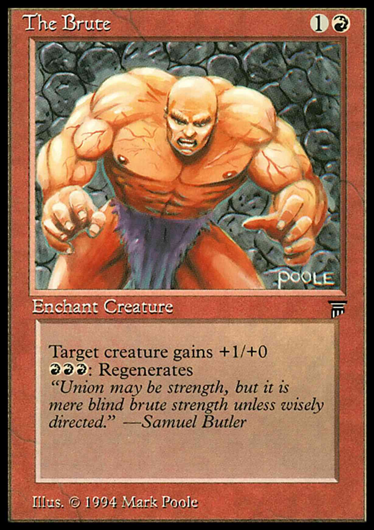 The Brute magic card front