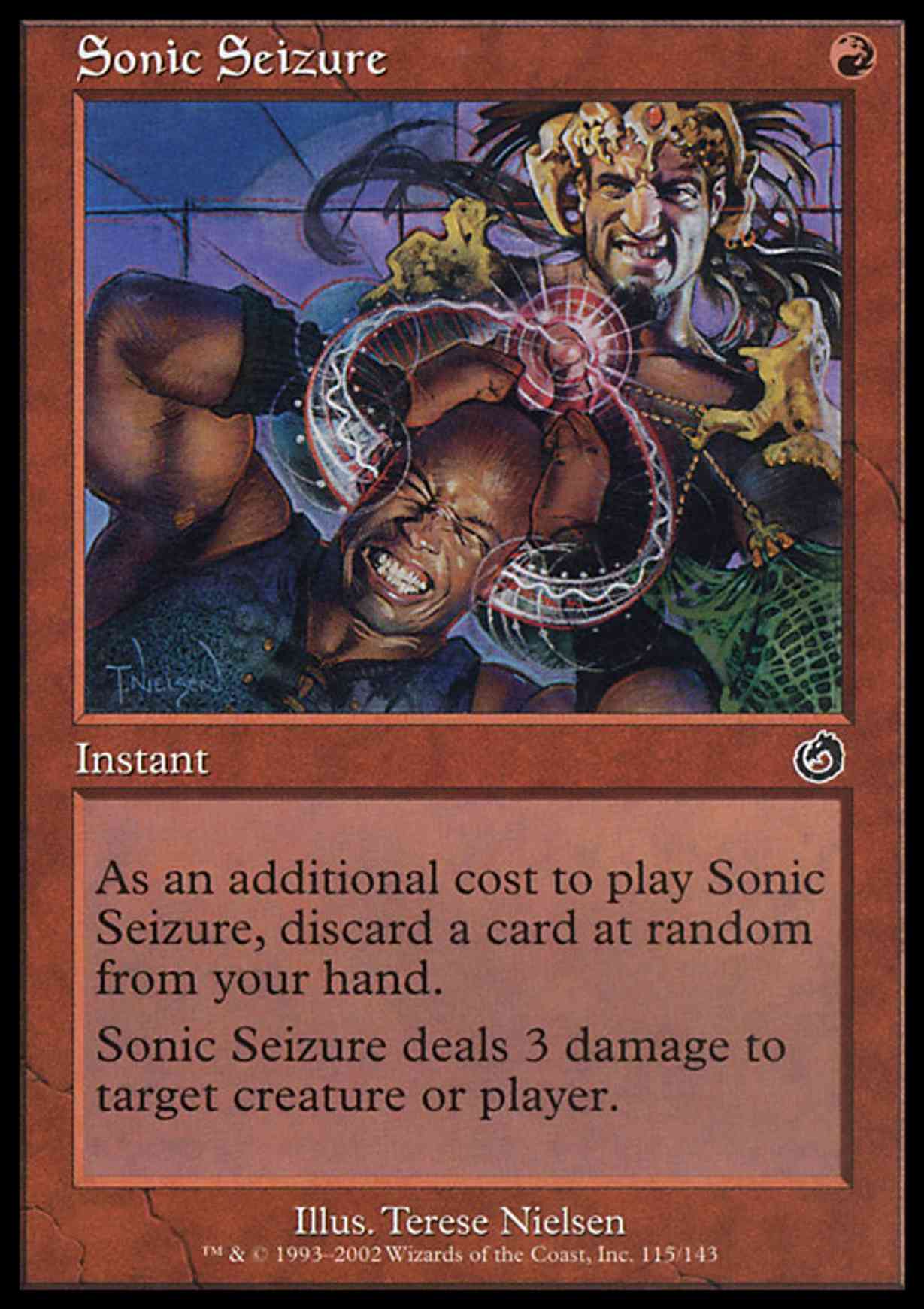 Sonic Seizure magic card front