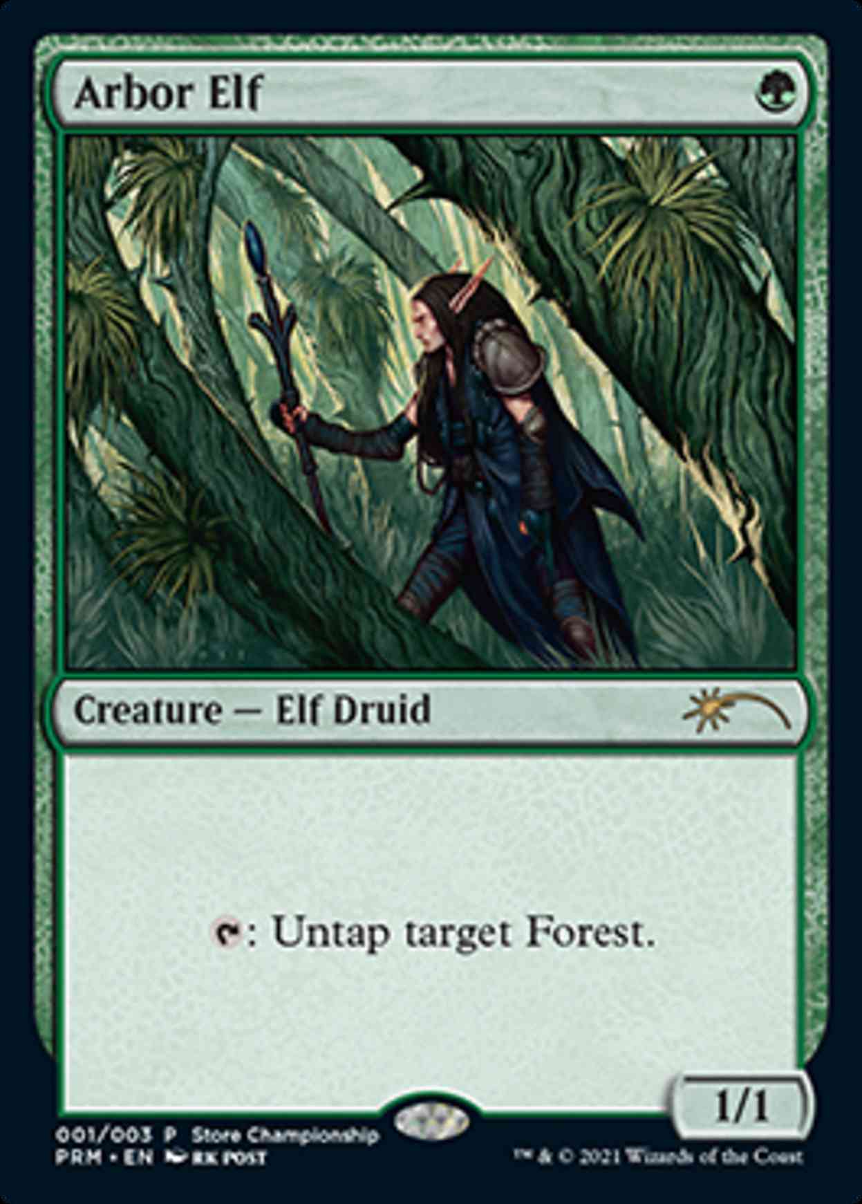 Arbor Elf magic card front