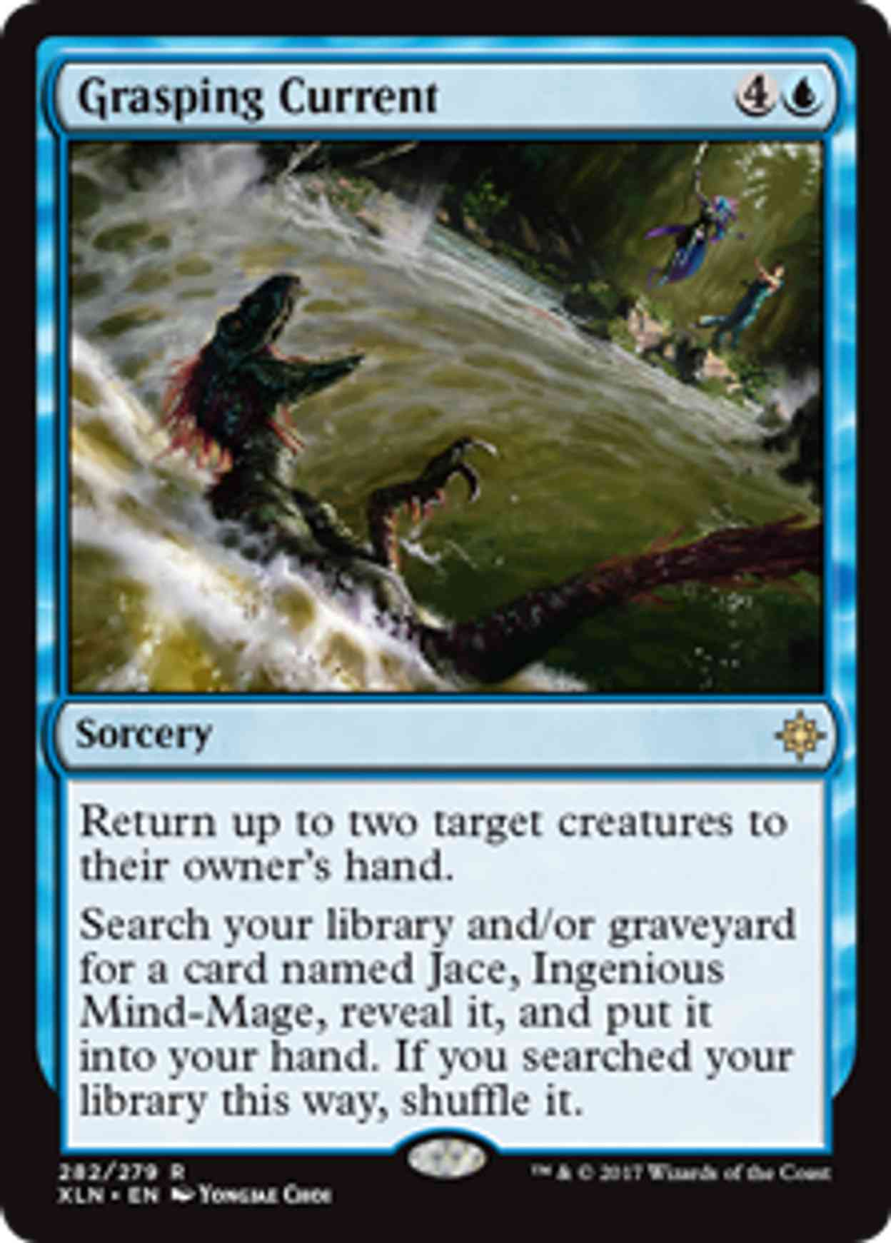 Grasping Current magic card front