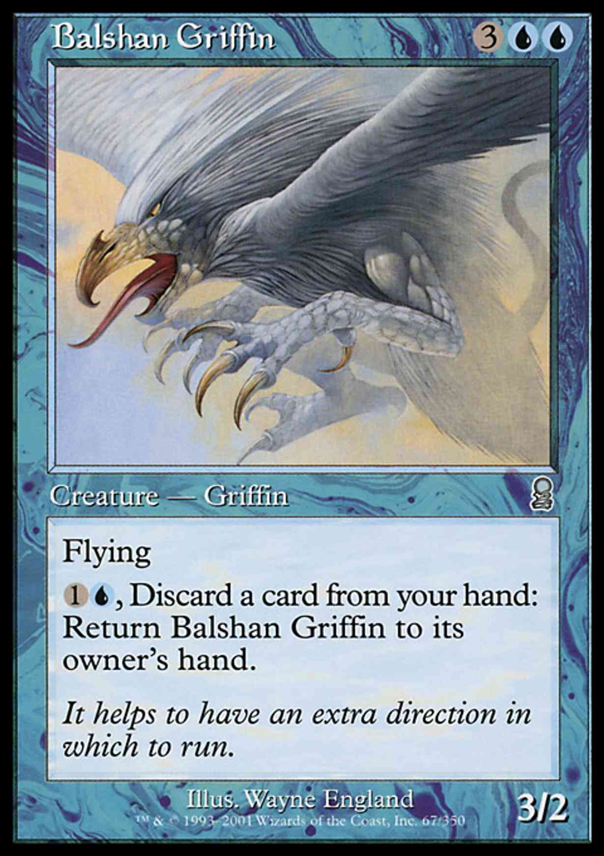 Balshan Griffin magic card front