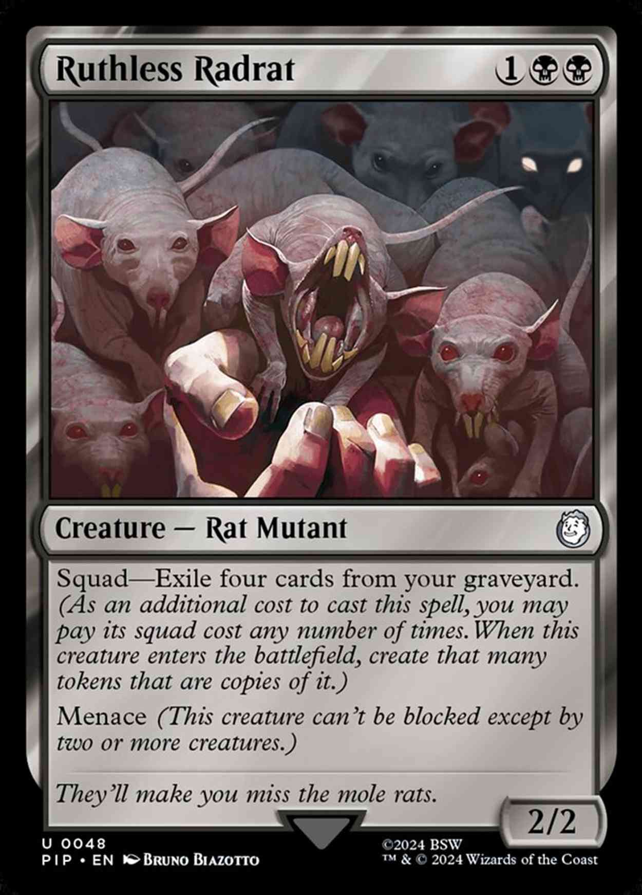 Ruthless Radrat magic card front