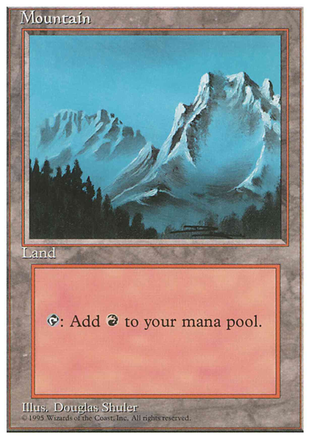 Mountain (B) magic card front