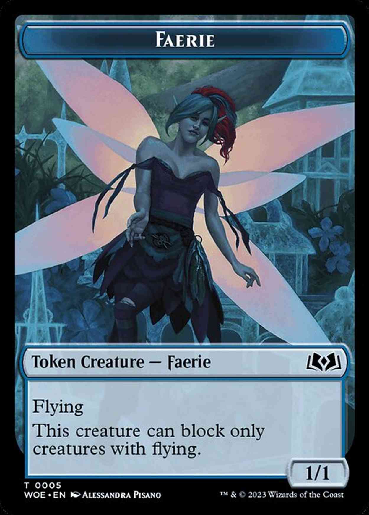 Faerie // Food (0013) Double-Sided Token magic card front