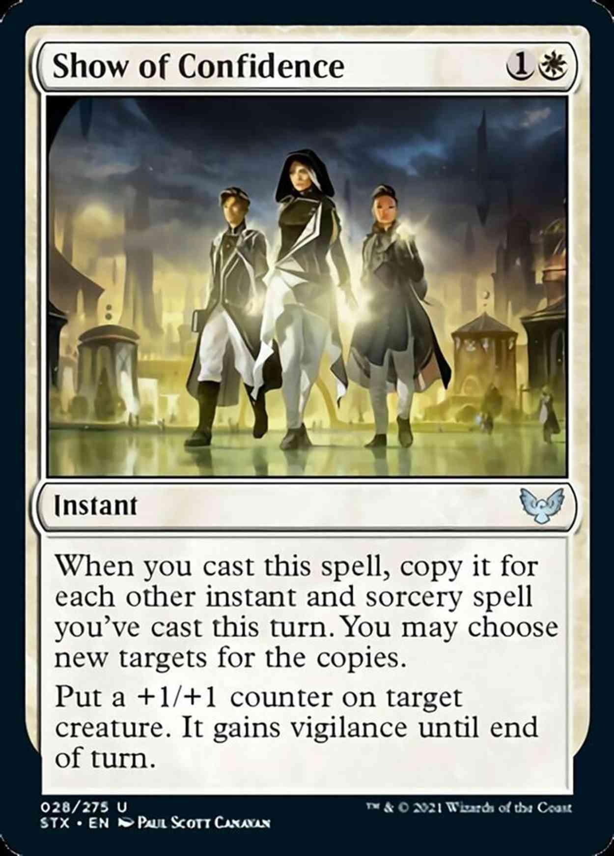 Show of Confidence magic card front