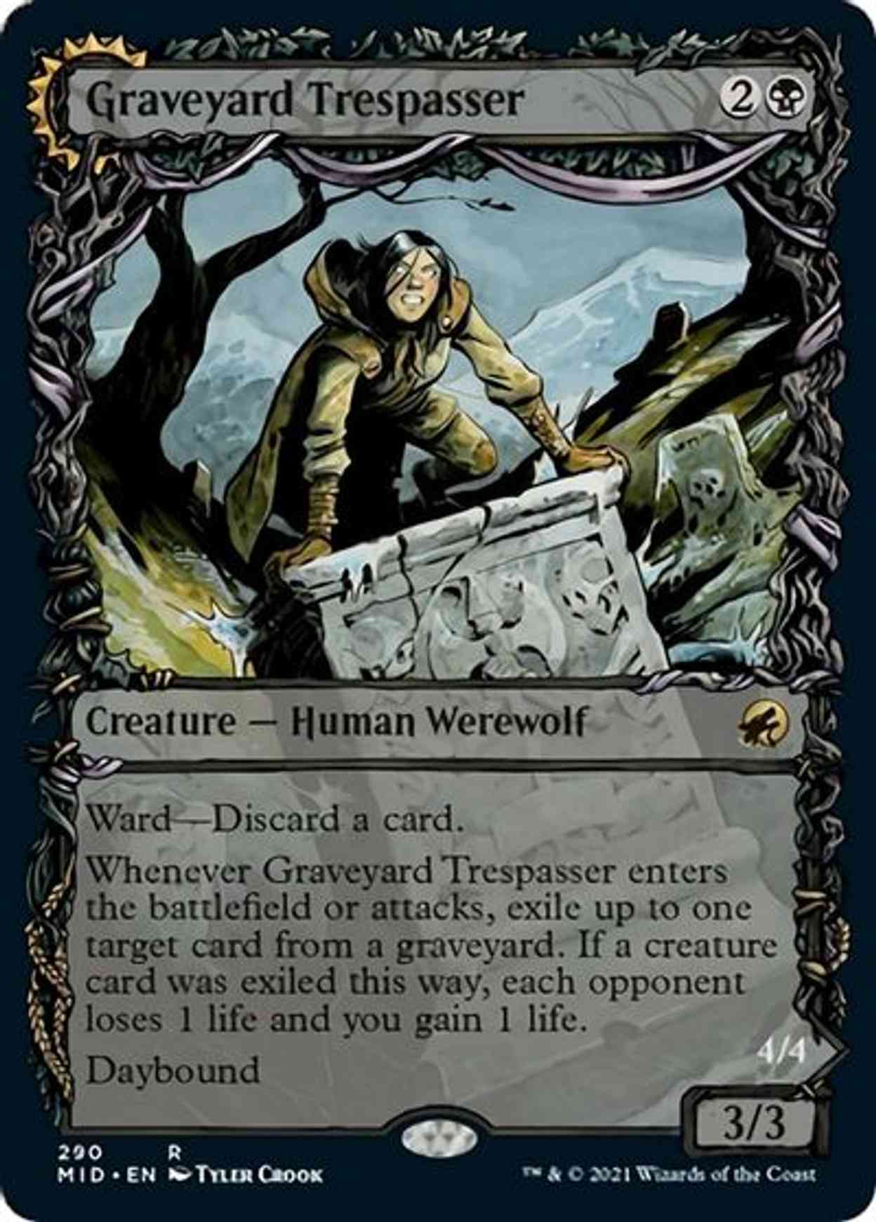 Graveyard Trespasser (Showcase) magic card front