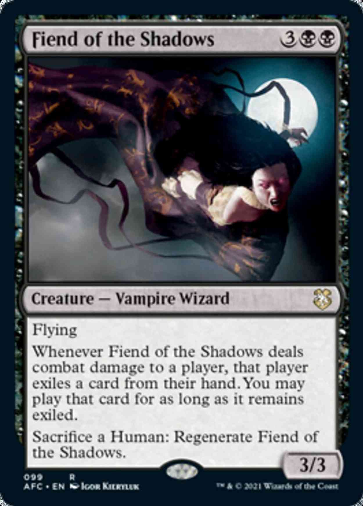 Fiend of the Shadows magic card front