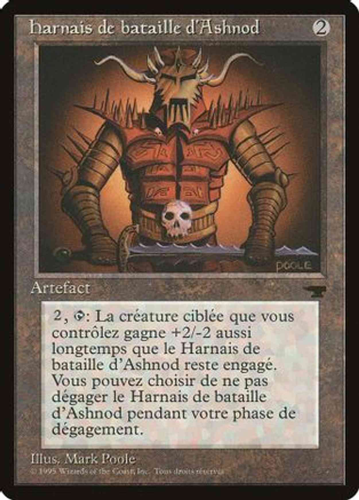 Ashnod's Battle Gear (French) - "Harnais de bataille d'Ashnod" magic card front