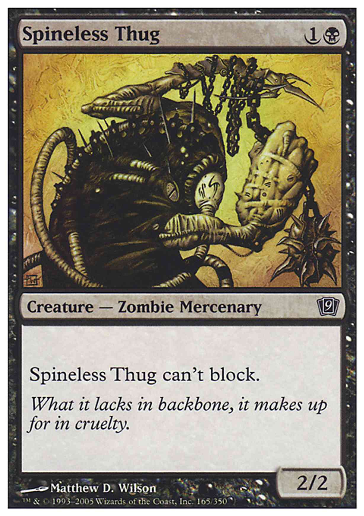 Spineless Thug magic card front