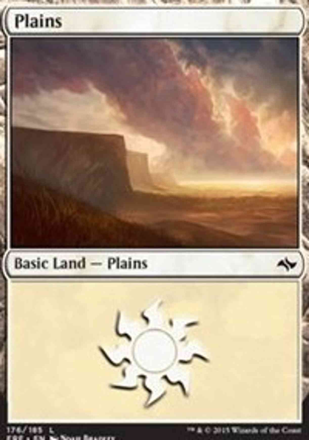 Plains (176) magic card front