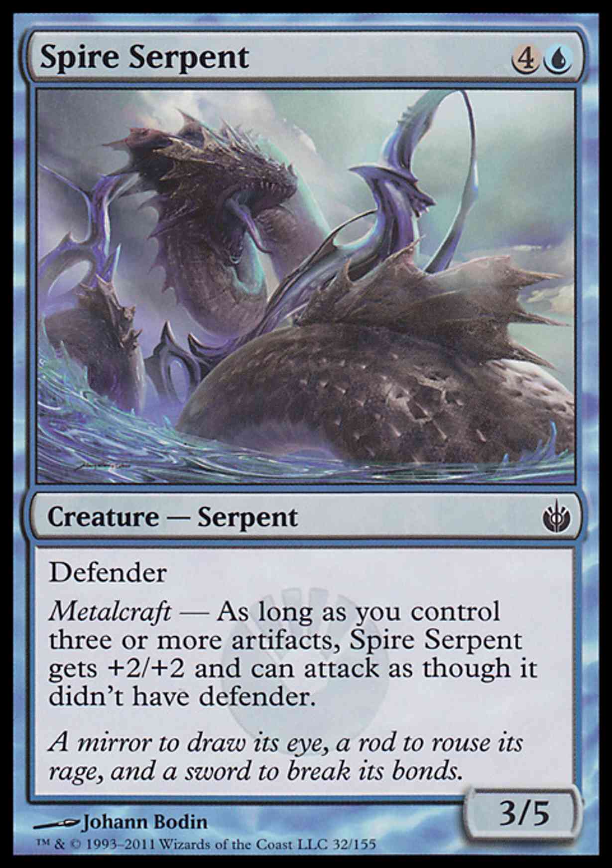 Spire Serpent magic card front