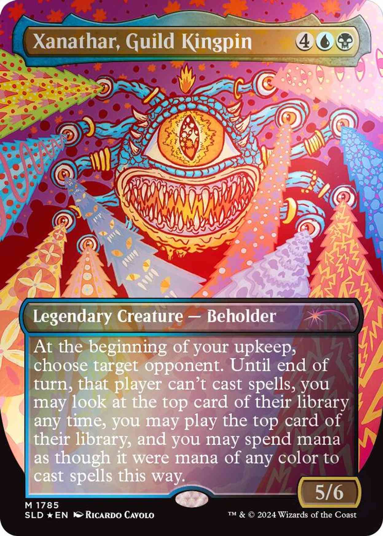 Xanathar, Guild Kingpin (Rainbow Foil) magic card front