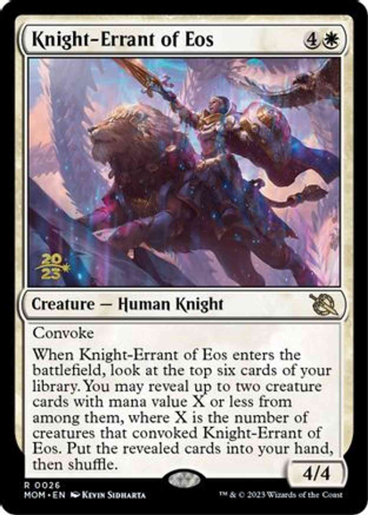 Knight-Errant of Eos magic card front