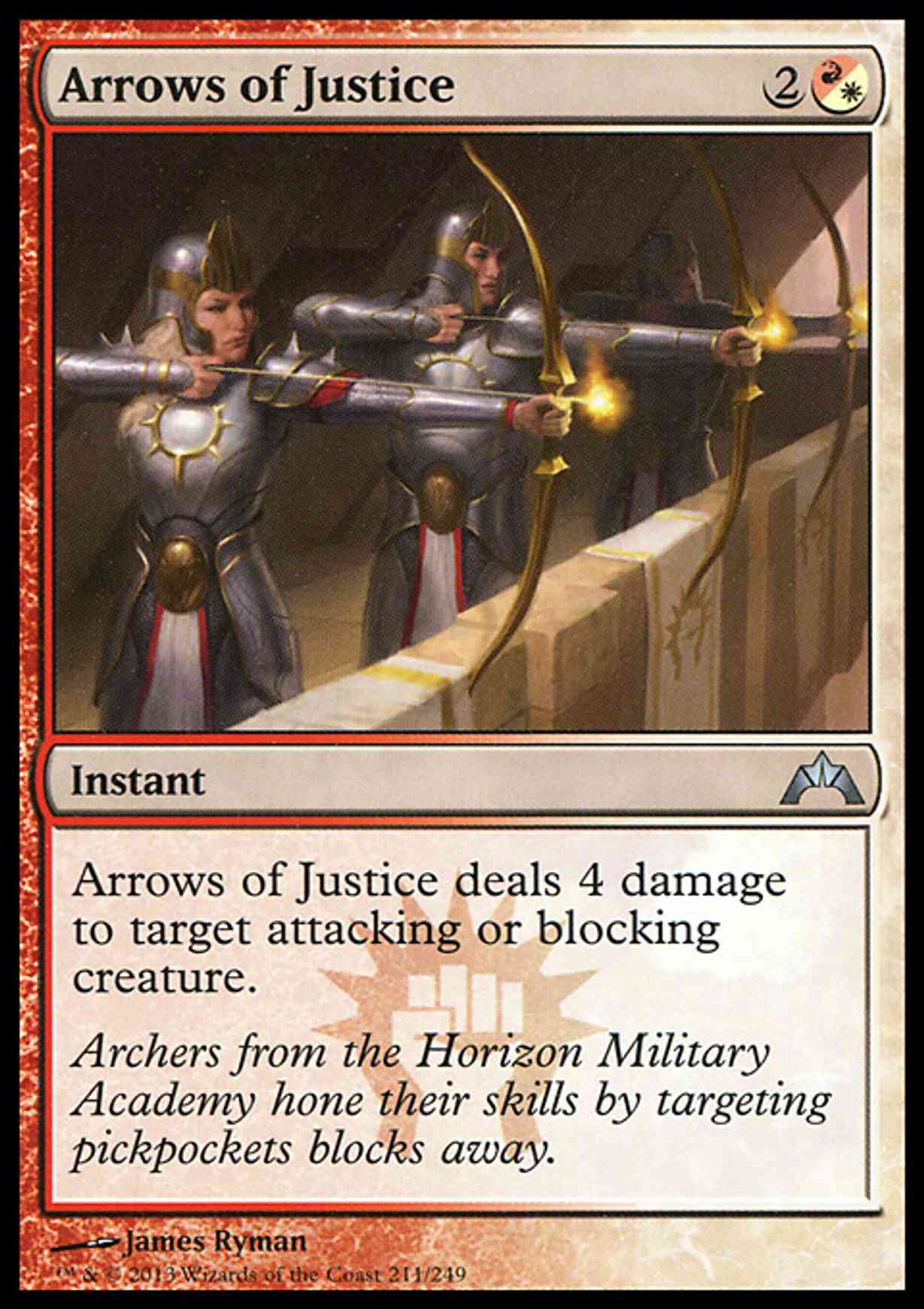 Arrows of Justice magic card front