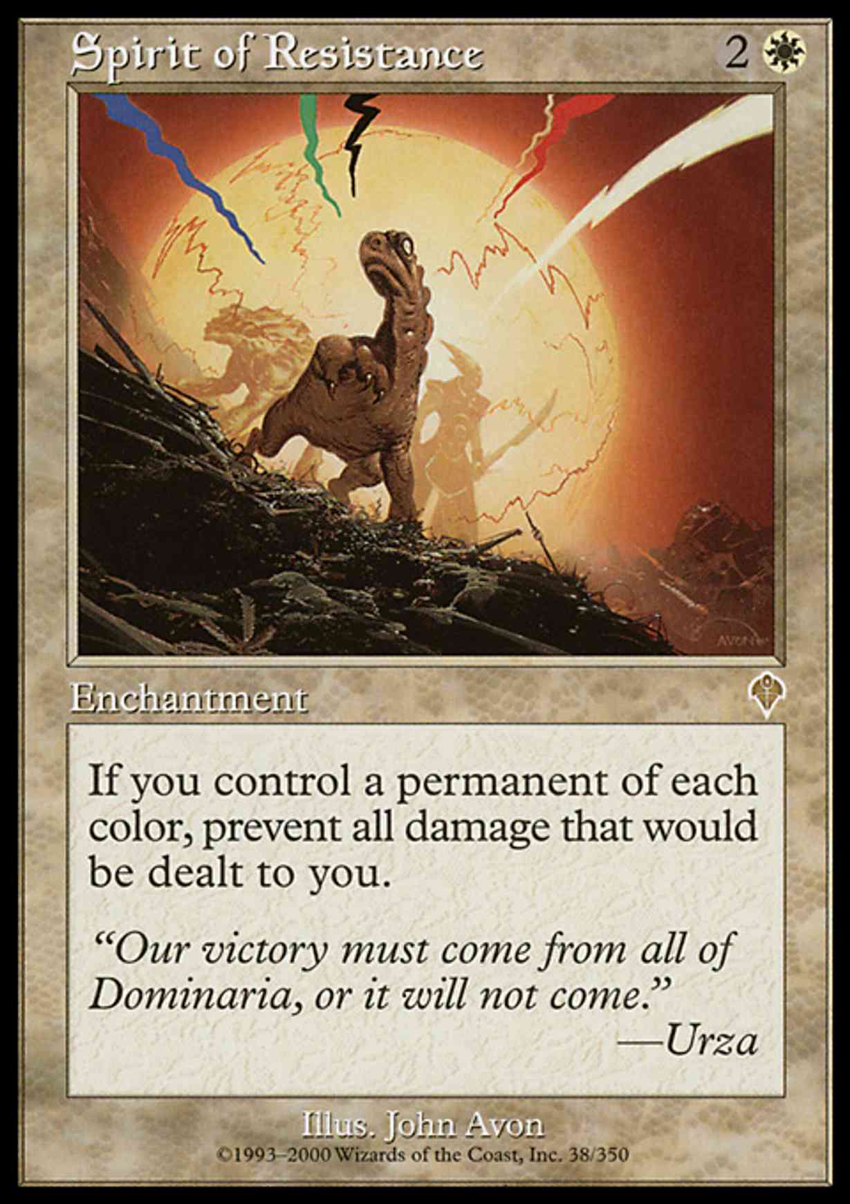 Spirit of Resistance magic card front