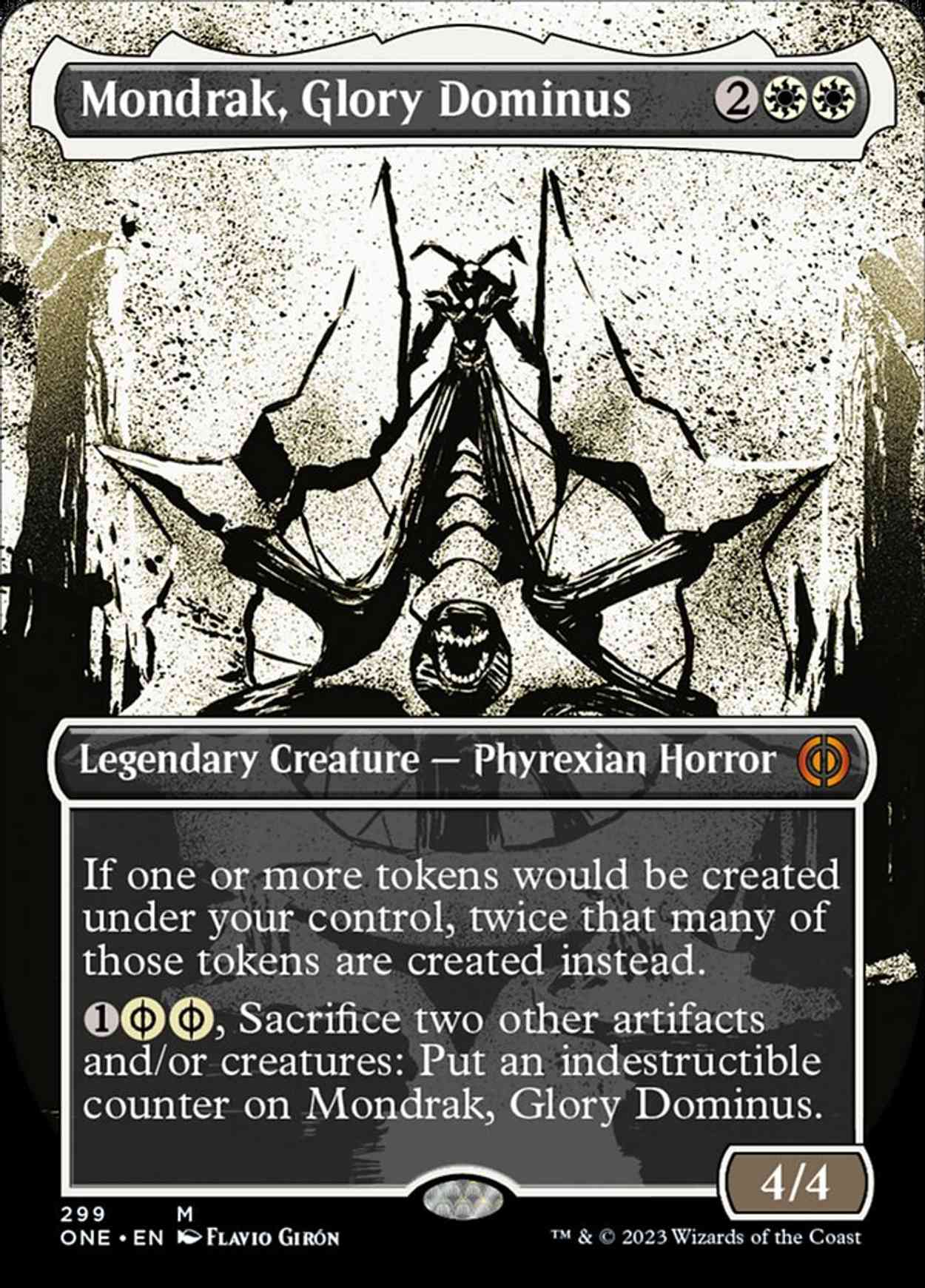Mondrak, Glory Dominus (Showcase) magic card front