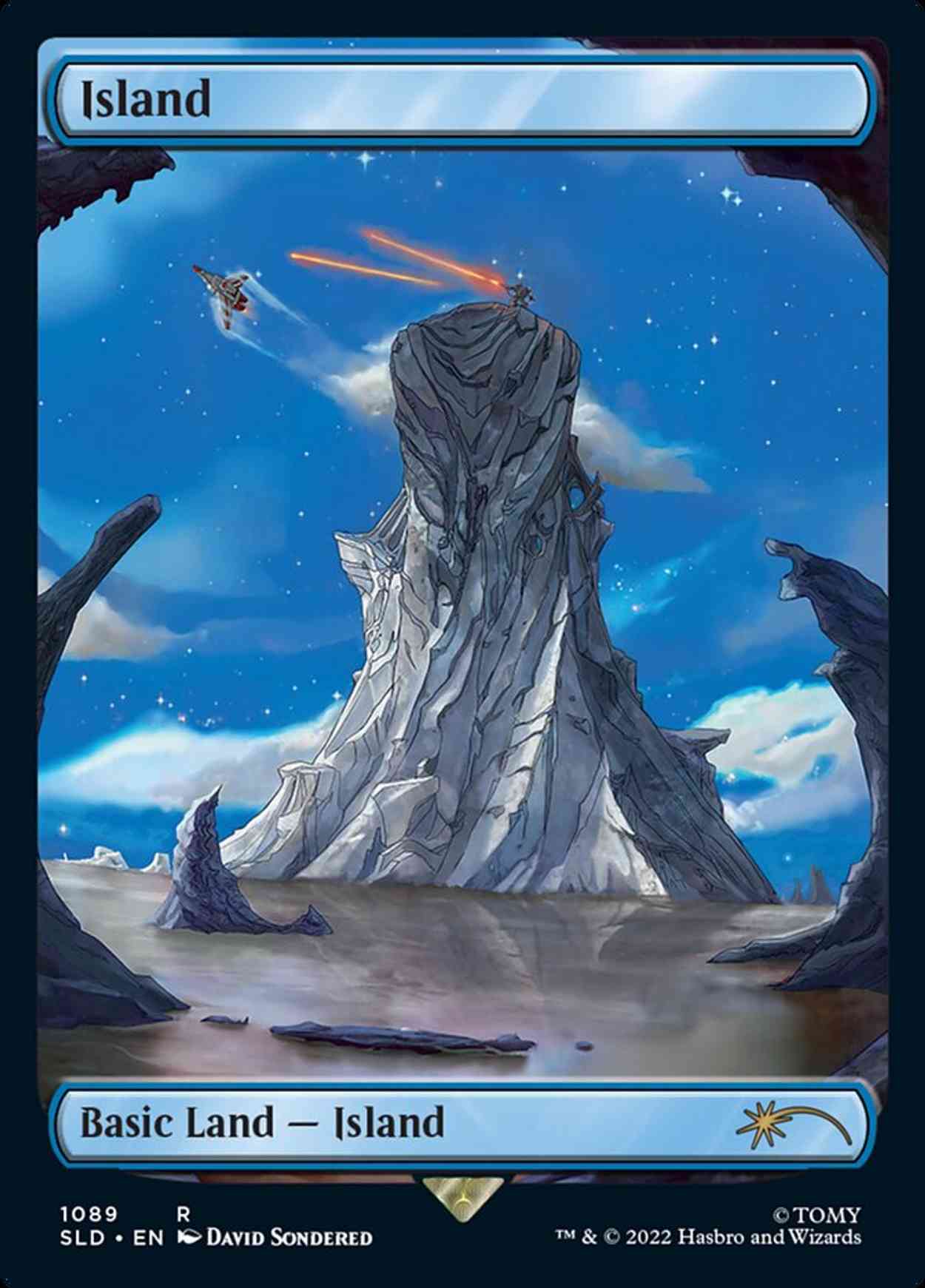 Island (1089) magic card front