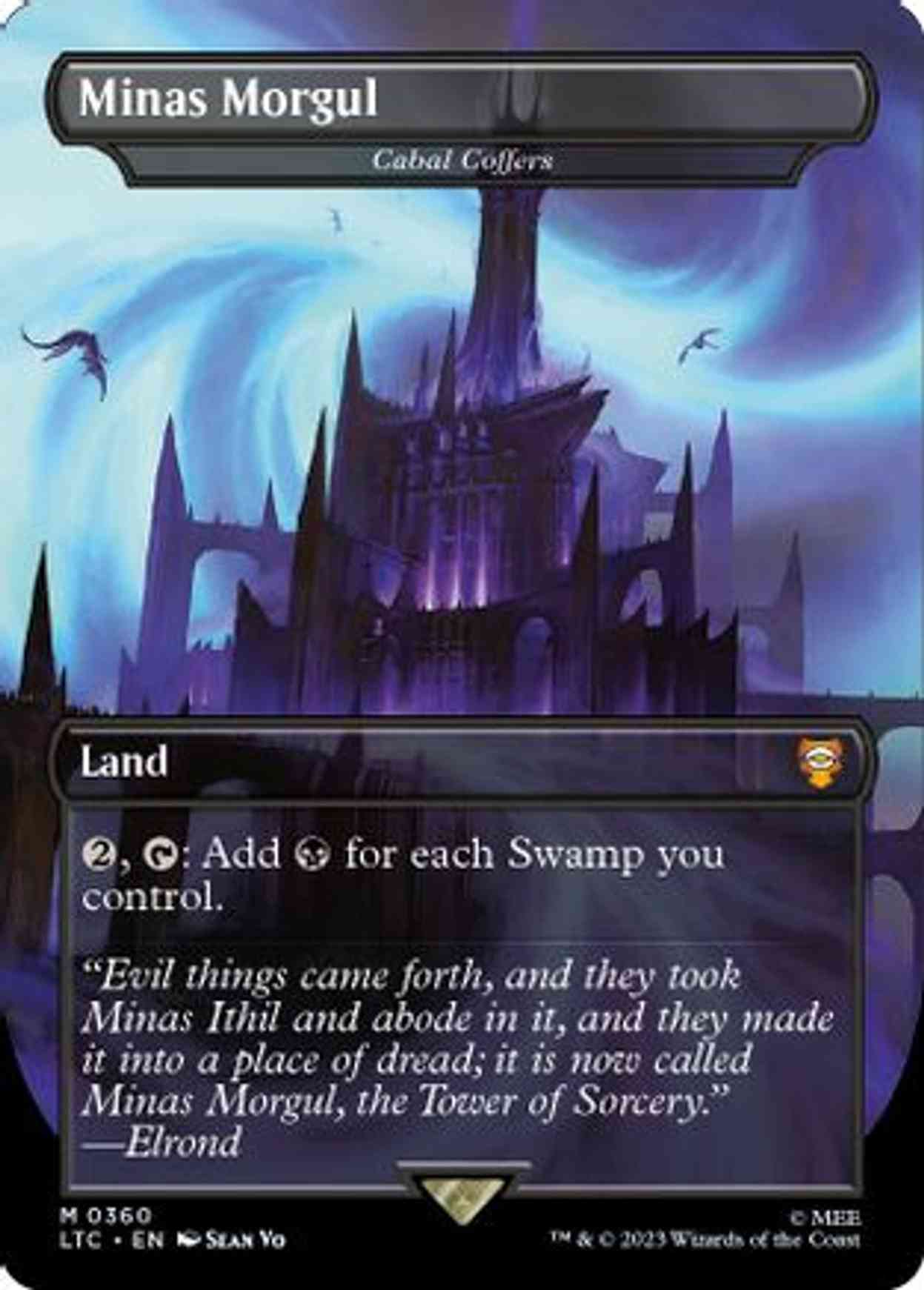 Minas Morgul - Cabal Coffers magic card front