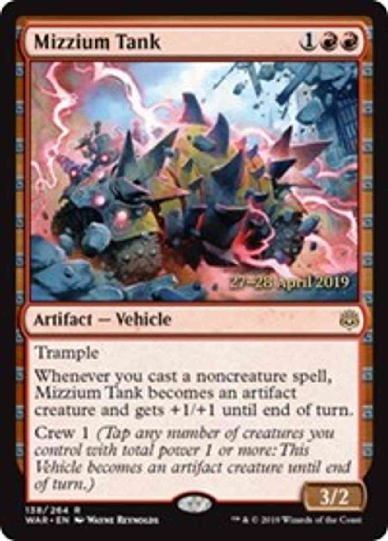 Mizzium Tank Price from mtg Prerelease Cards