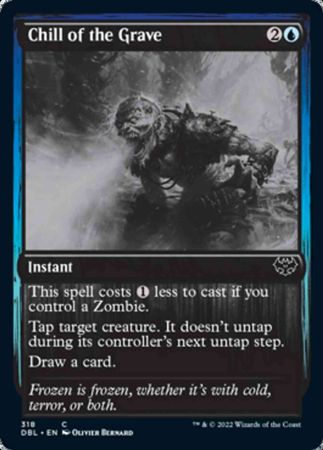 Chill of the Grave magic card front