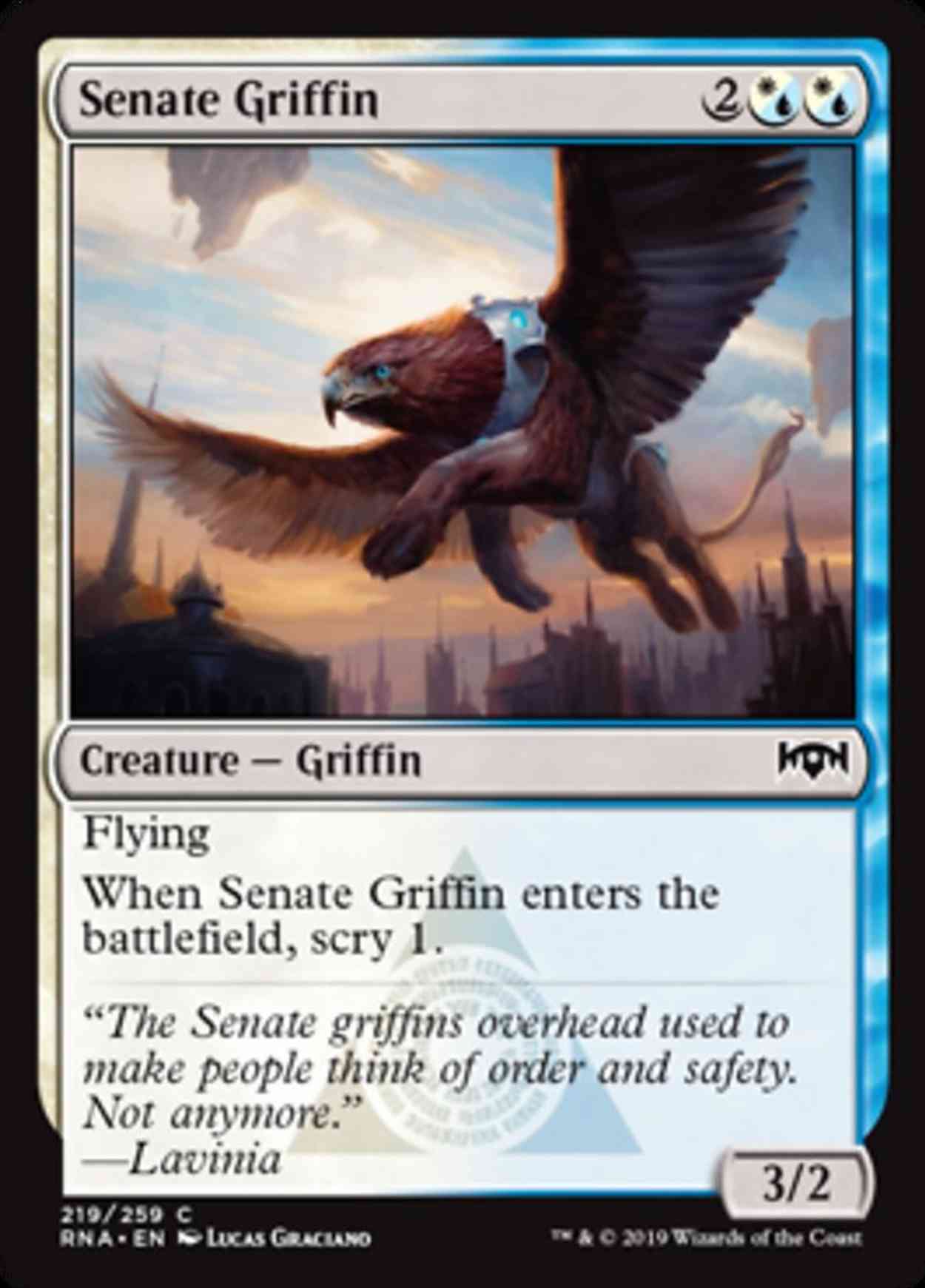 Senate Griffin magic card front