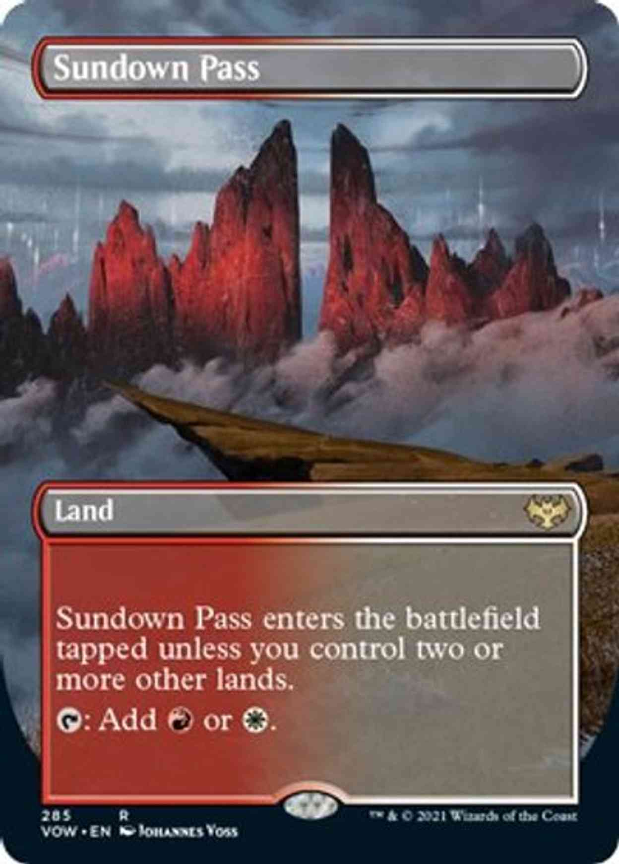 Sundown Pass (Borderless) magic card front
