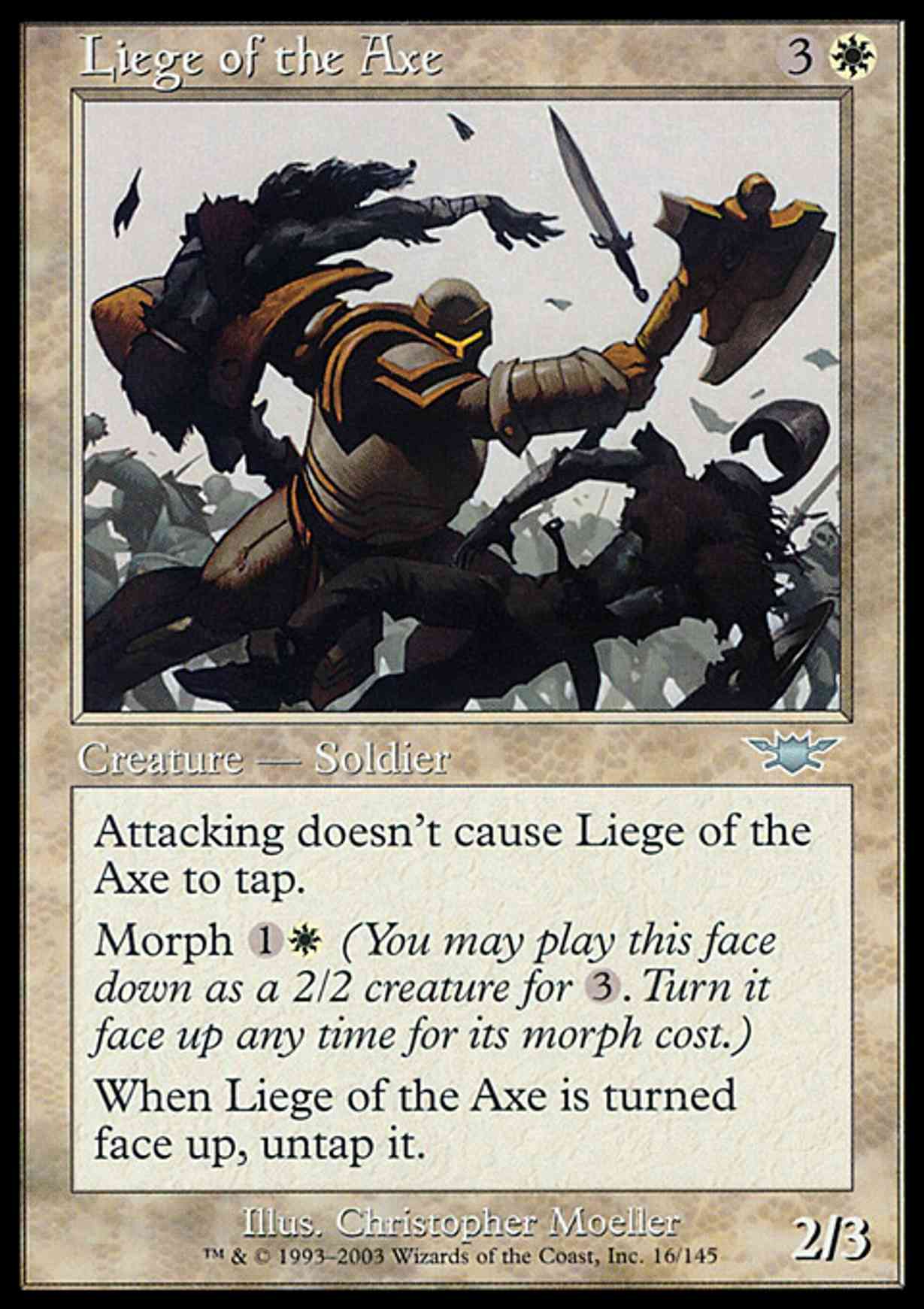 Liege of the Axe magic card front