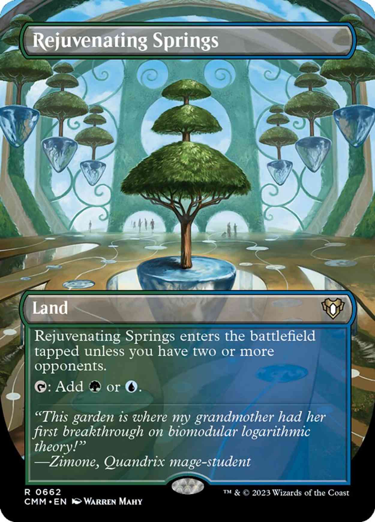 Rejuvenating Springs (Borderless) magic card front