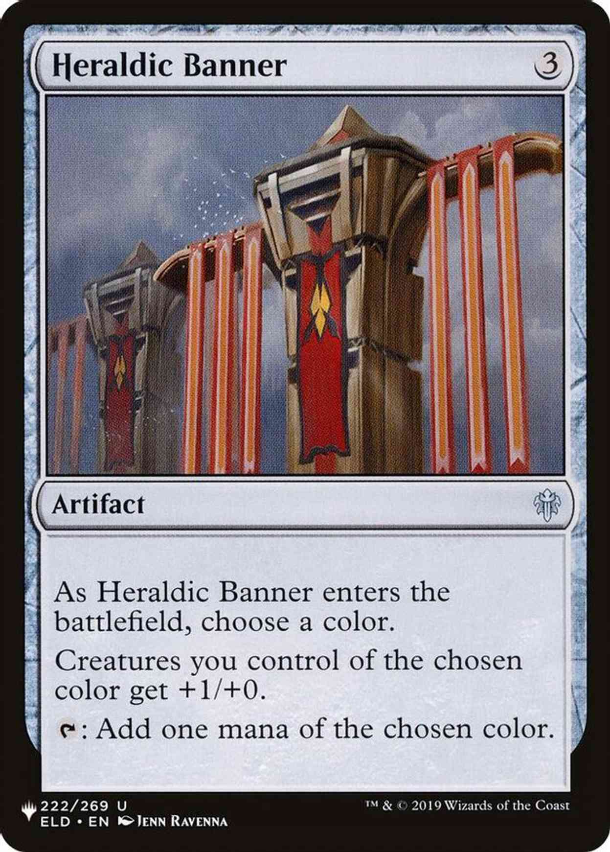 Heraldic Banner magic card front