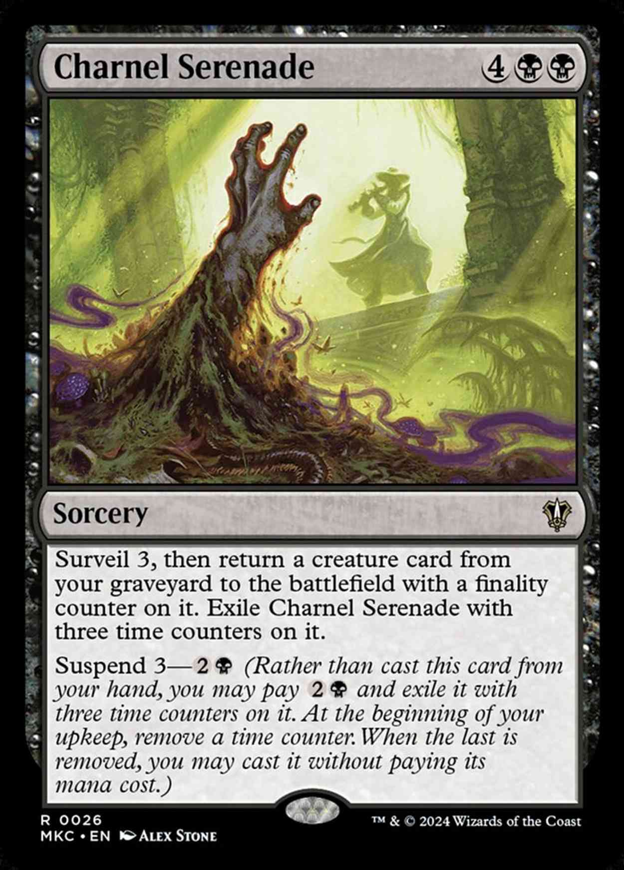 Charnel Serenade magic card front