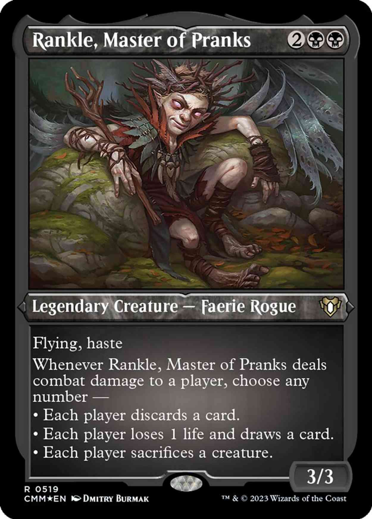 Rankle, Master of Pranks (Foil Etched) magic card front