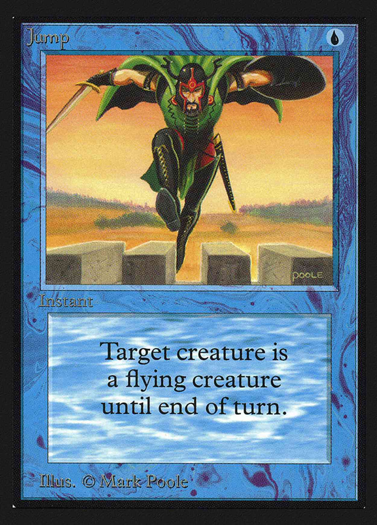 Jump (IE) magic card front