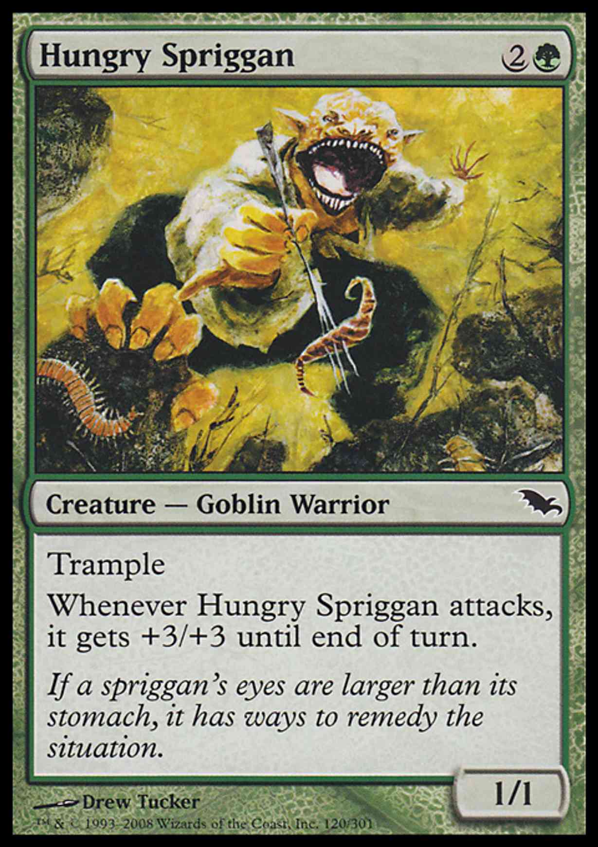 Hungry Spriggan magic card front