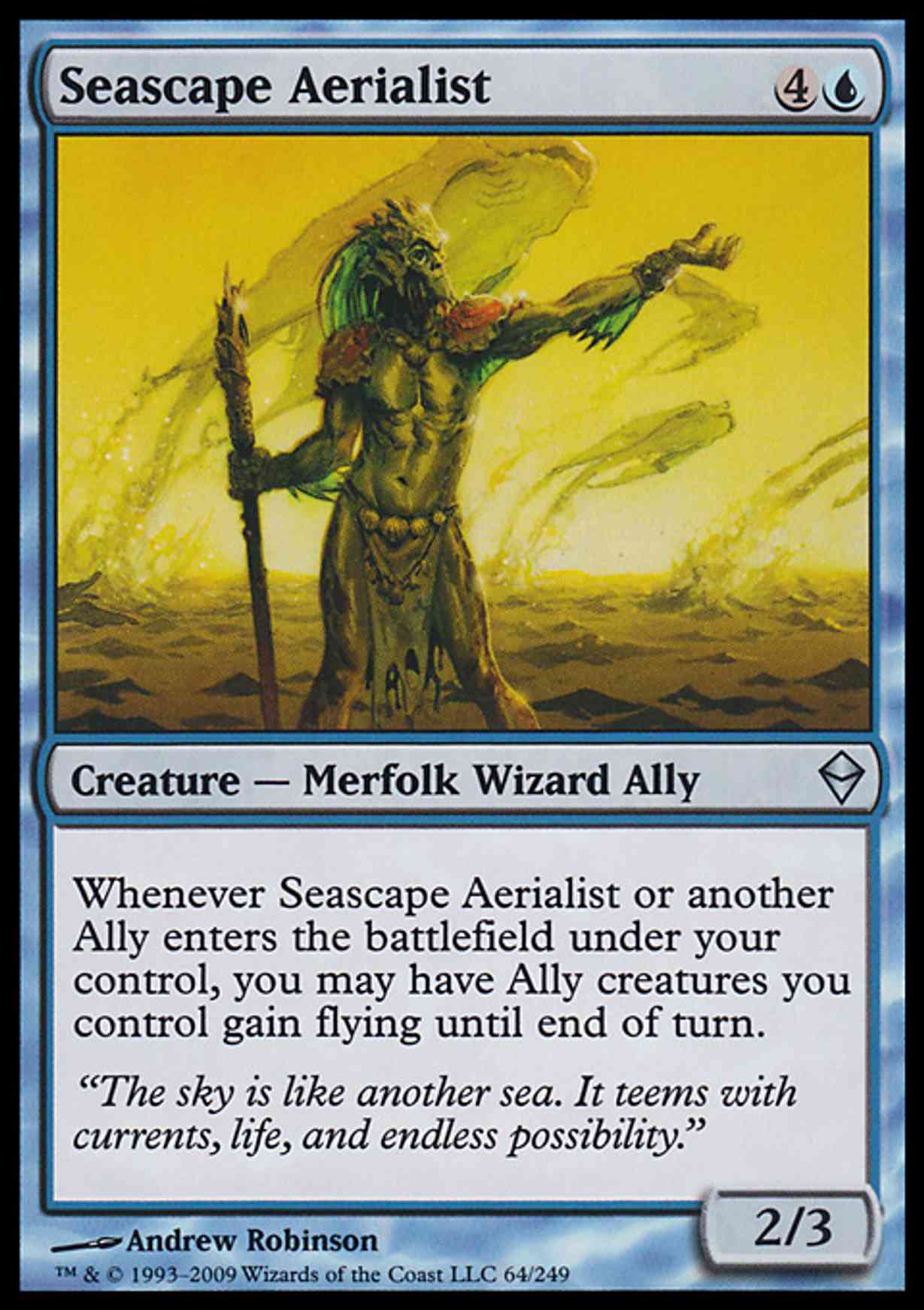Seascape Aerialist magic card front