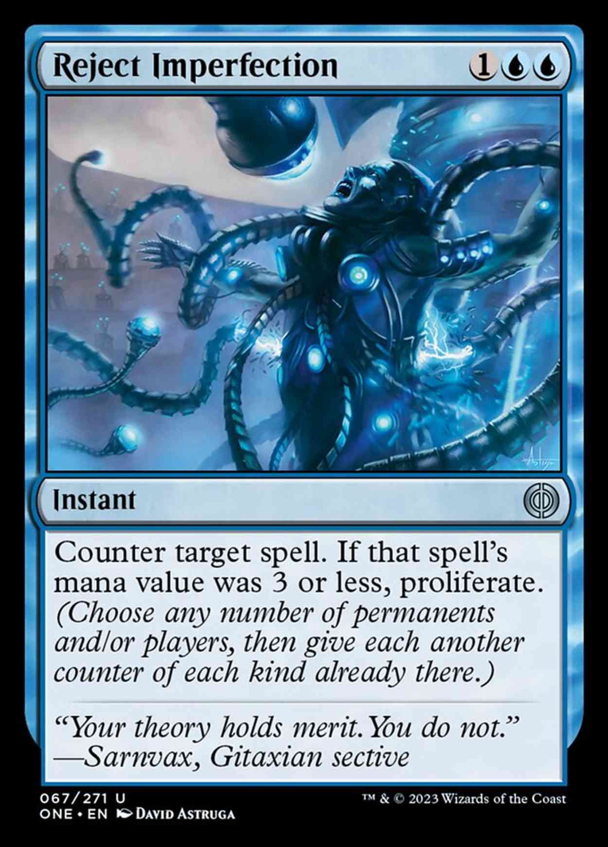 Reject Imperfection magic card front