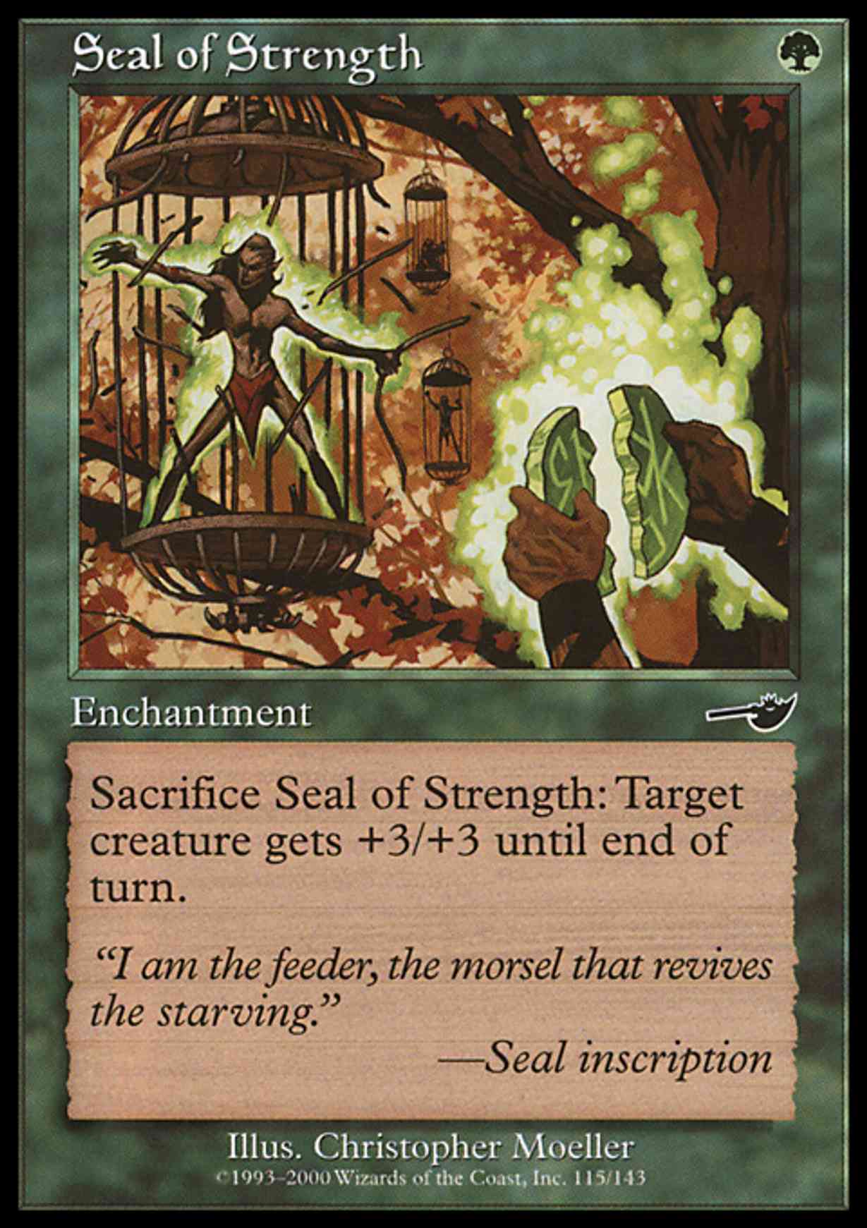 Seal of Strength magic card front