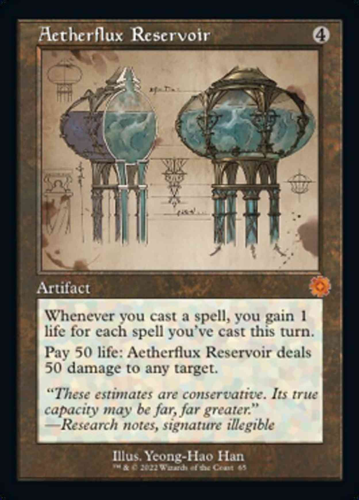 Aetherflux Reservoir (Schematic) magic card front