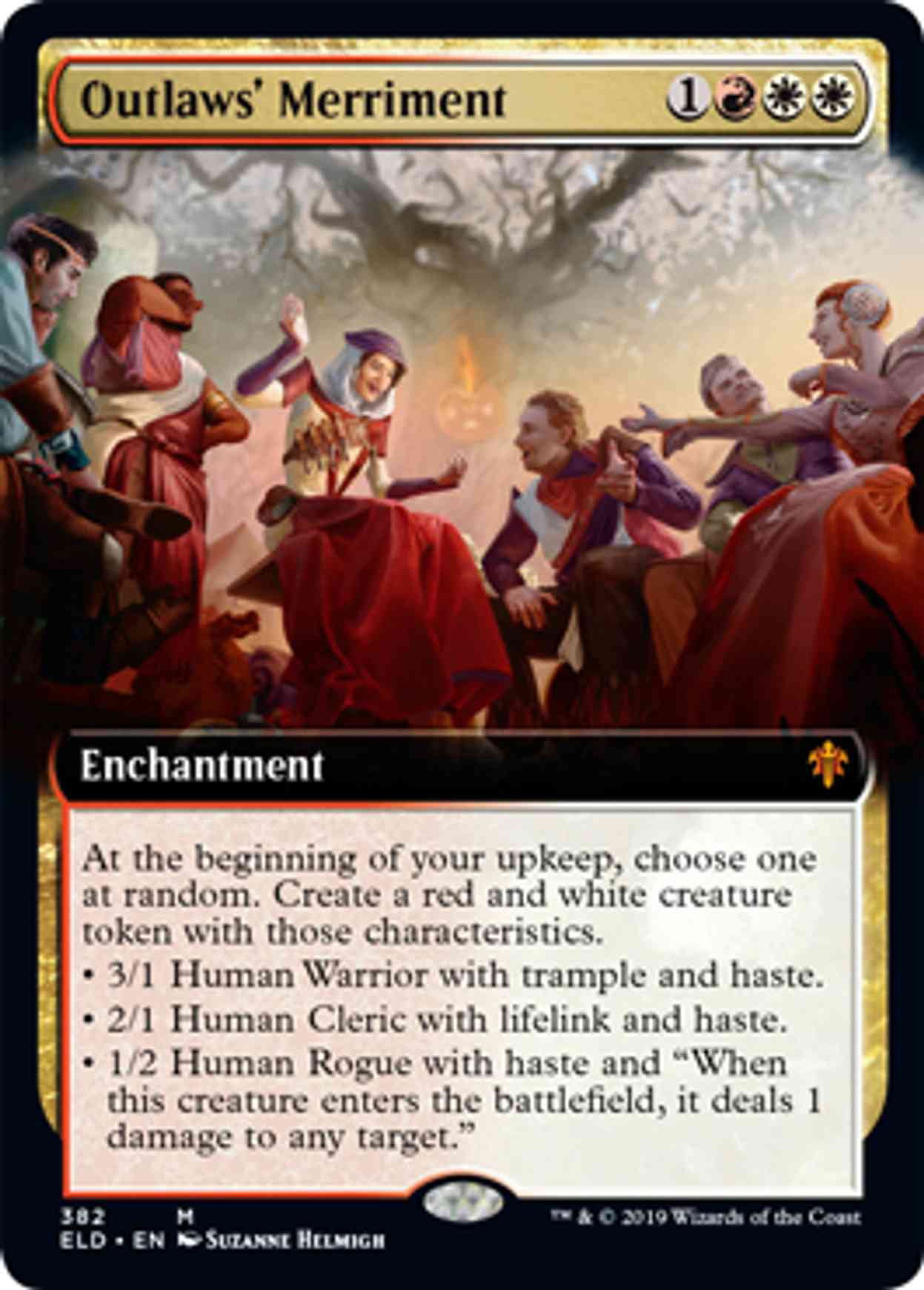 Outlaws' Merriment (Extended Art) magic card front