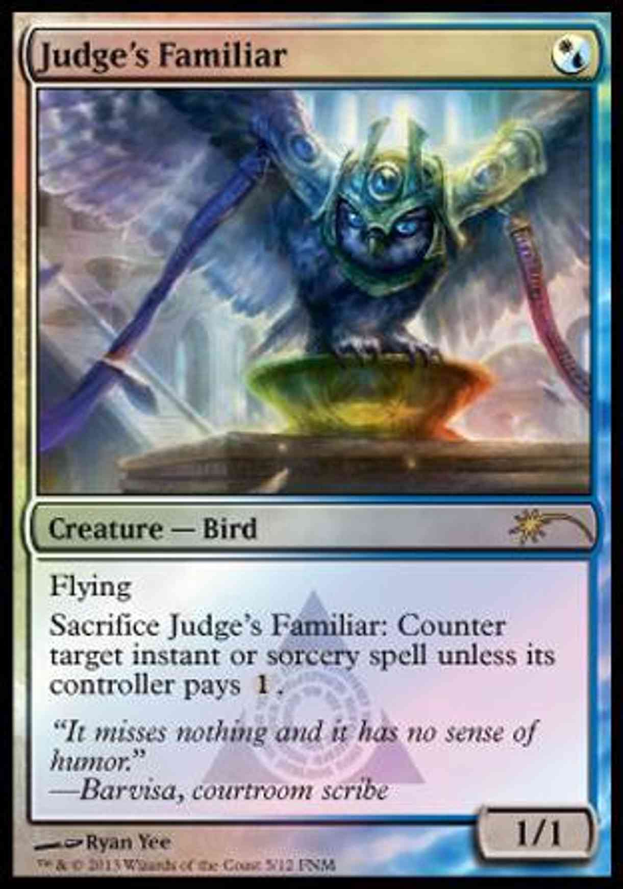 Judge's Familiar magic card front