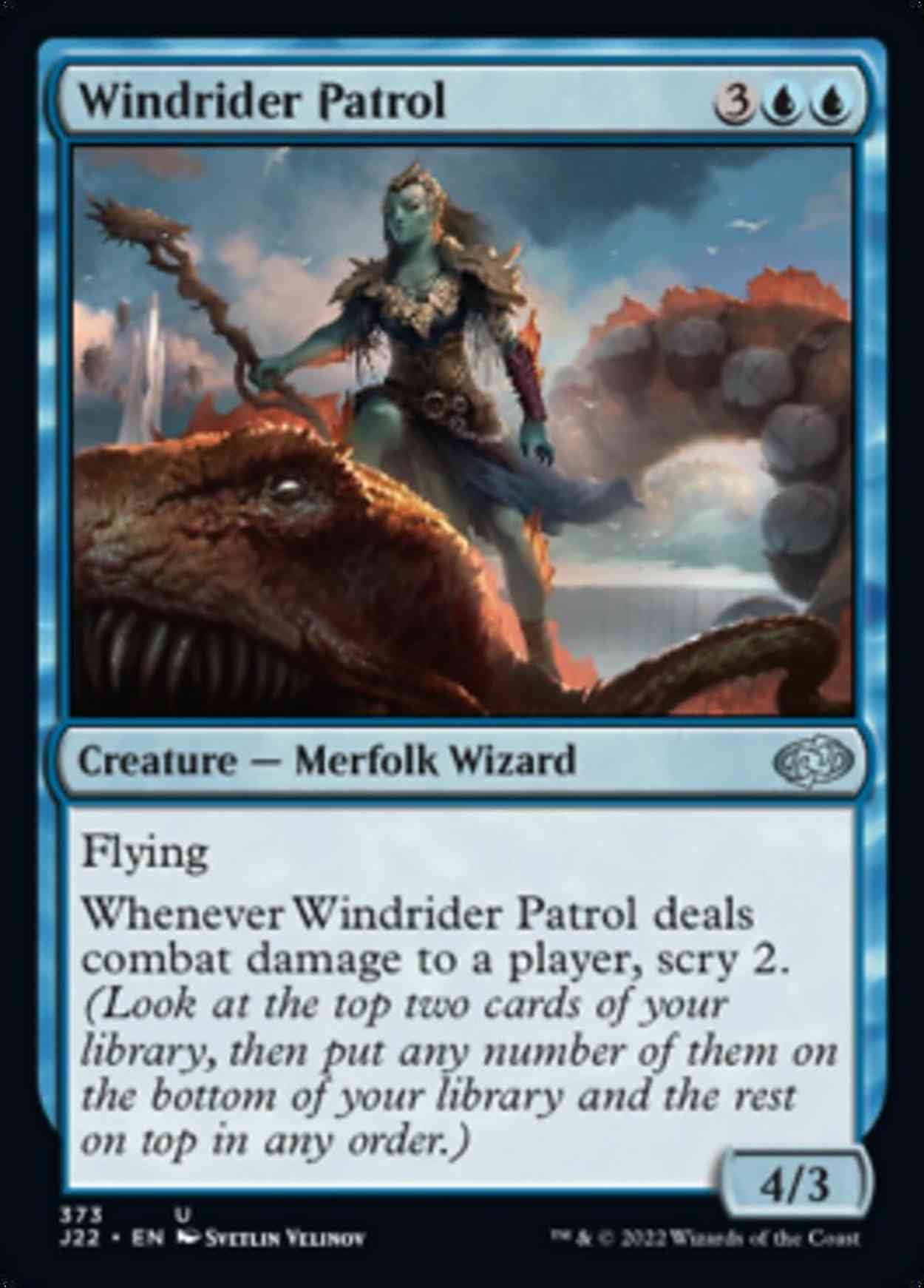 Windrider Patrol magic card front