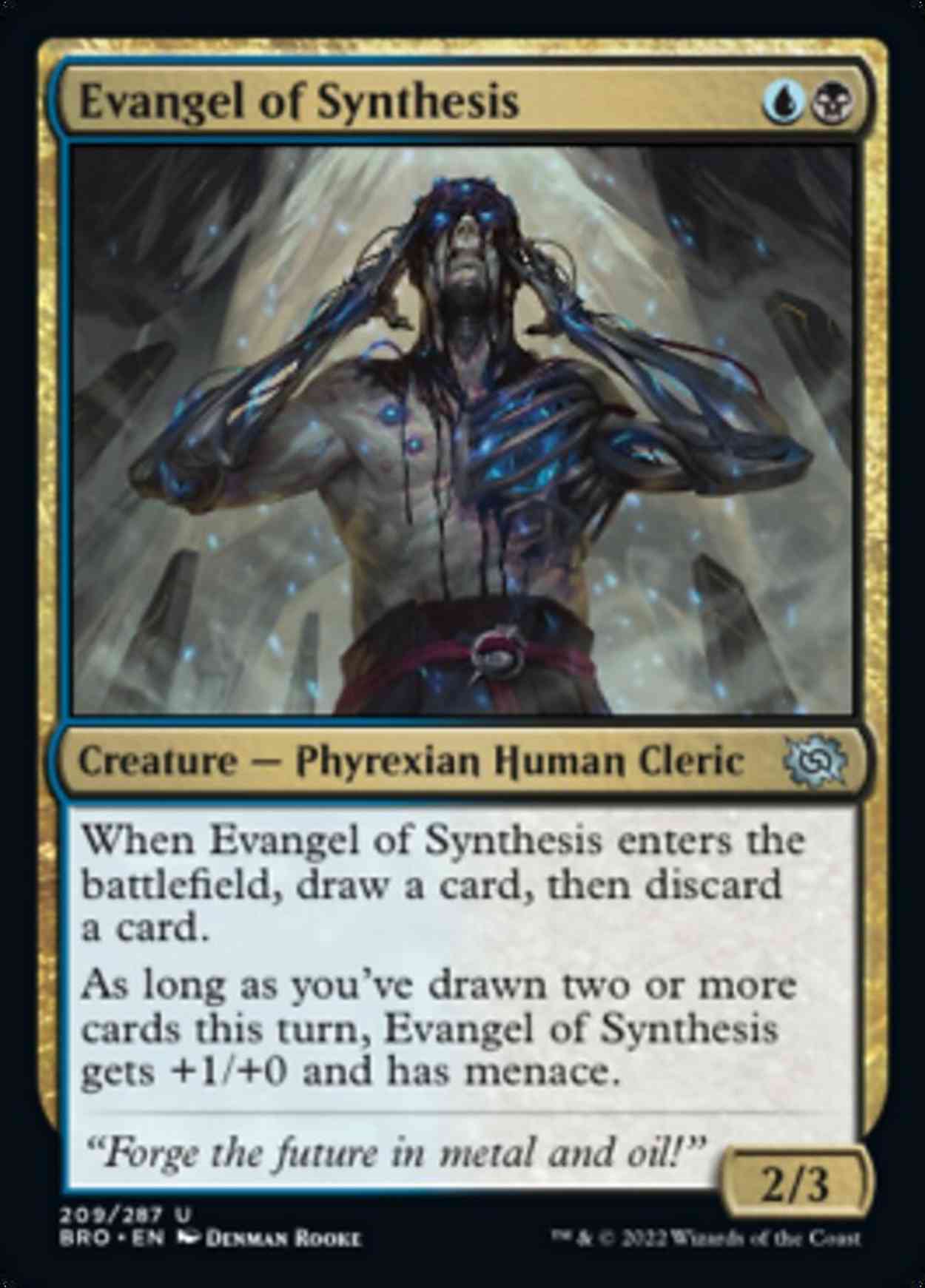 Evangel of Synthesis magic card front
