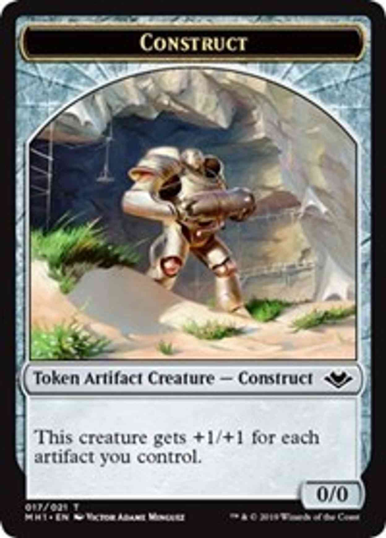 Construct Token (017) magic card front