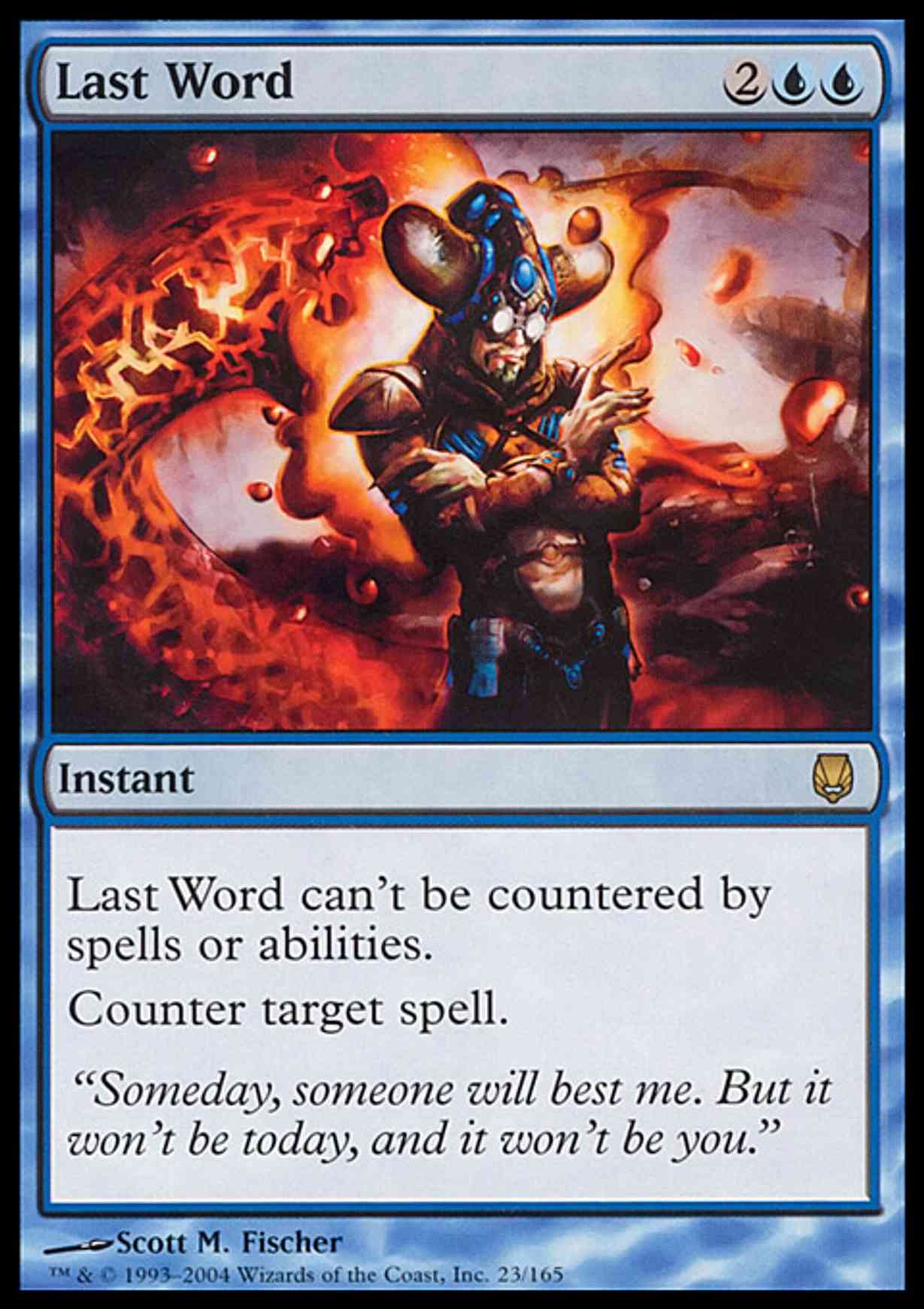 Last Word magic card front